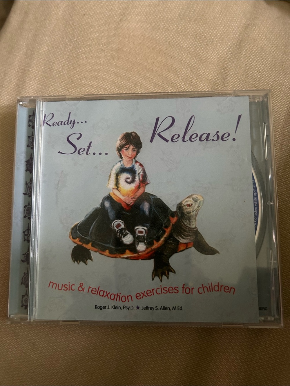 Ready... Set... Release! Children's Relaxation Music CD - Light Blue